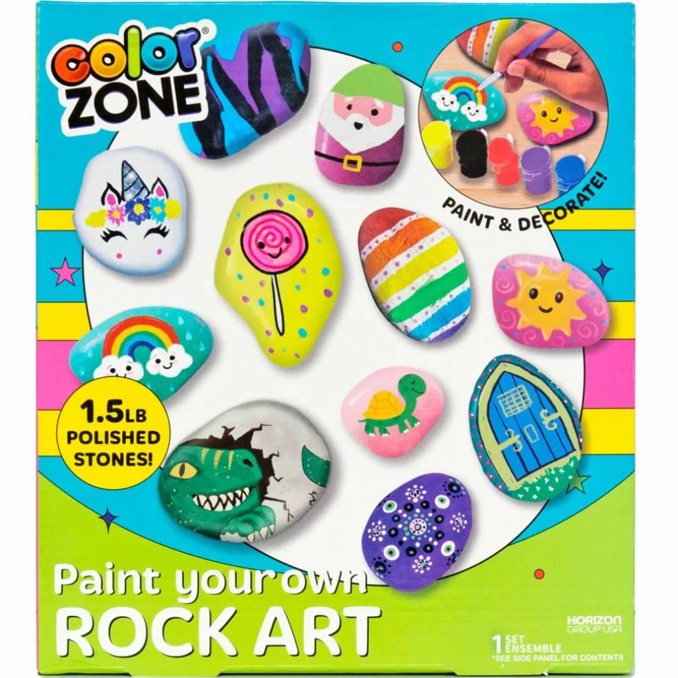 Color Zone® Paint Your Own Rock Art