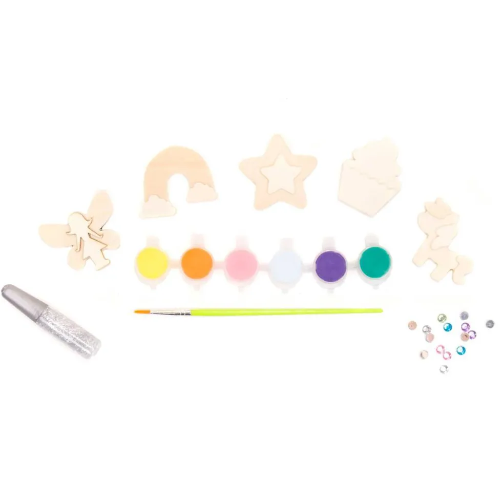 Color Zone® Paint Your Own Wooden Magnets
