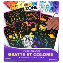 Color Zone® Rainbow Scratch N' Color