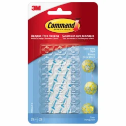 Command® Mini Clear Decorating Light Clips