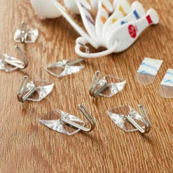 Command™ Small Wire Hooks, Clear