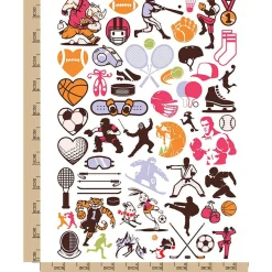 Competitive Athletic Sports Temporary Tattoo Water Resistant Fake Body Art Set Collection