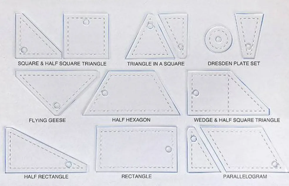 Complete 2.5 inch Template Set