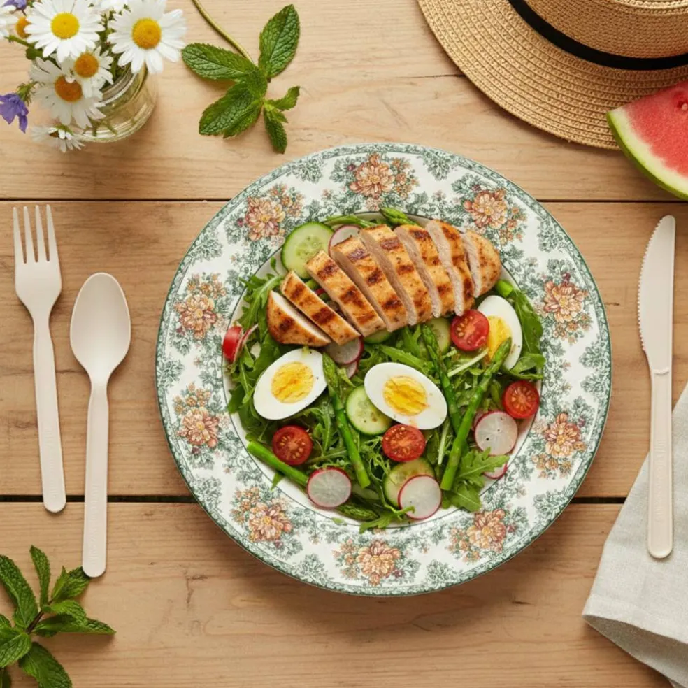 Compostable Disposable Plant Based Cutlery Set (100 Sets)