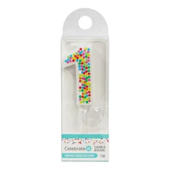 Confetti Number Birthday Candle by Celebrate It™