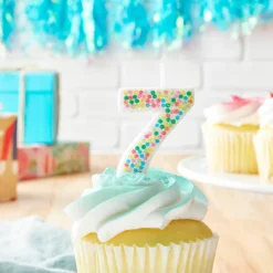 Confetti Number Birthday Candle by Celebrate It™