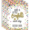Confetti Record Book, Pack of 3