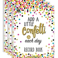 Confetti Record Book, Pack of 3