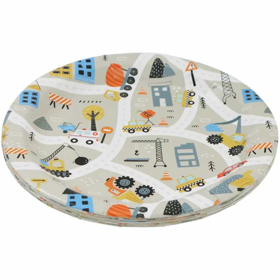9" Construction Dinner Plates, 10ct. by Celebrate It™