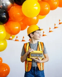 Construction Dump Truck Shaped Party Plate
