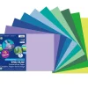 Construction Paper, Cool Assorted, 12" x 18", 50 Sheets