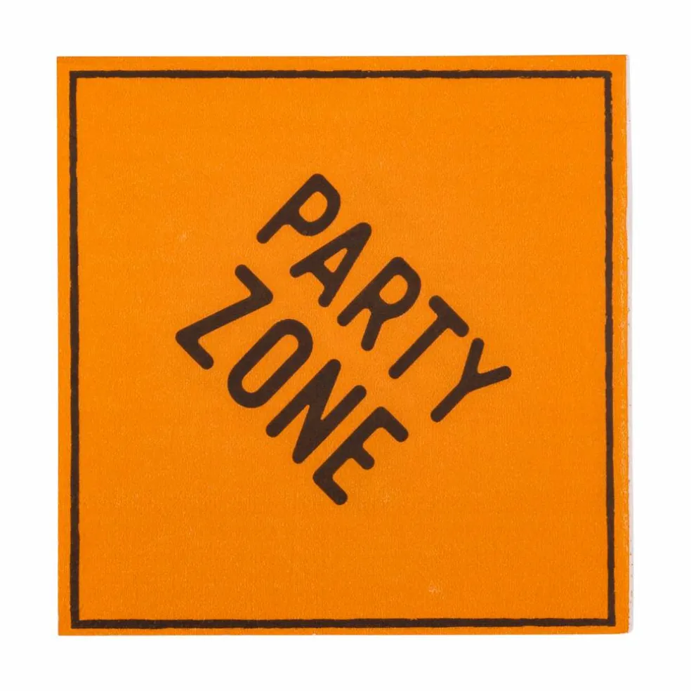 Construction Sign "Party Zone" Napkin
