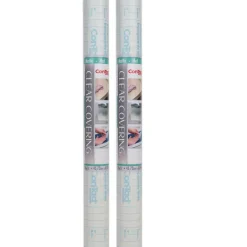 Con-Tact Clear Cover™ Clear Matte Adhesive Covering, 18" x 16 ft.