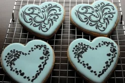 Contemporary Hearts Cookie Stencils | C351 by Designer Stencils |