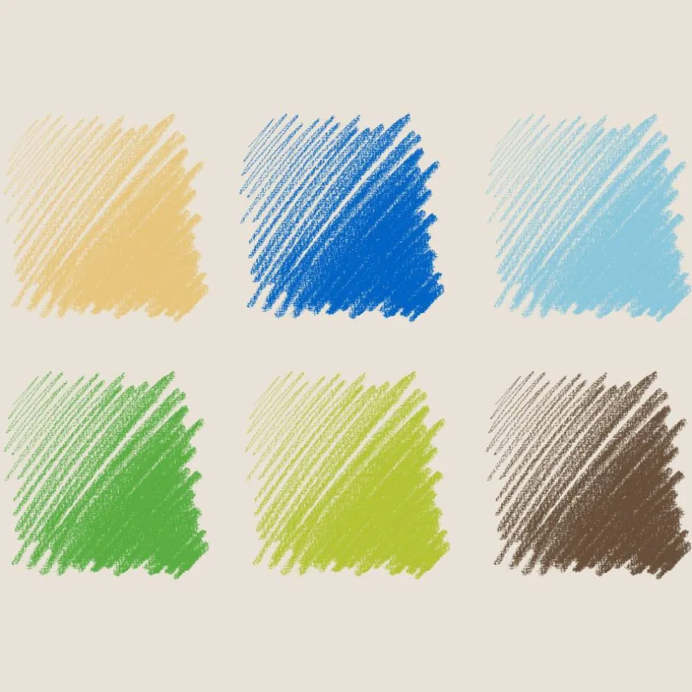 Conté à Paris™ Landscape Pastel Pencils, 6ct.