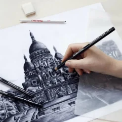 Conté à Paris™ Pierre Noire Sketching & Drawing Pencils, 2ct.