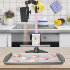Cookie Decorator Projector Mount and Phone Holder by Arkon Mounts, Pink CDM2XMG5PK