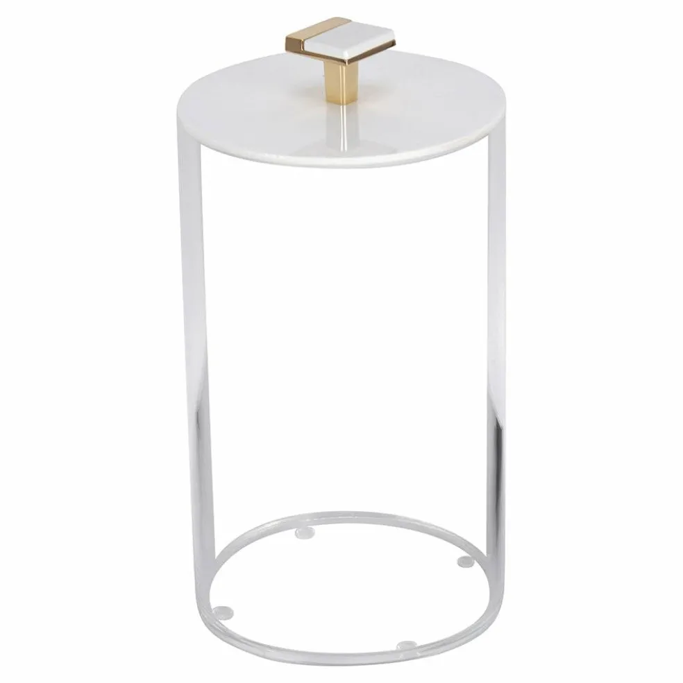 Cookie Jar with Gold Knob Handle
