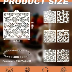 Cookie Stencil Set for Royal Icing 40 Pieces
