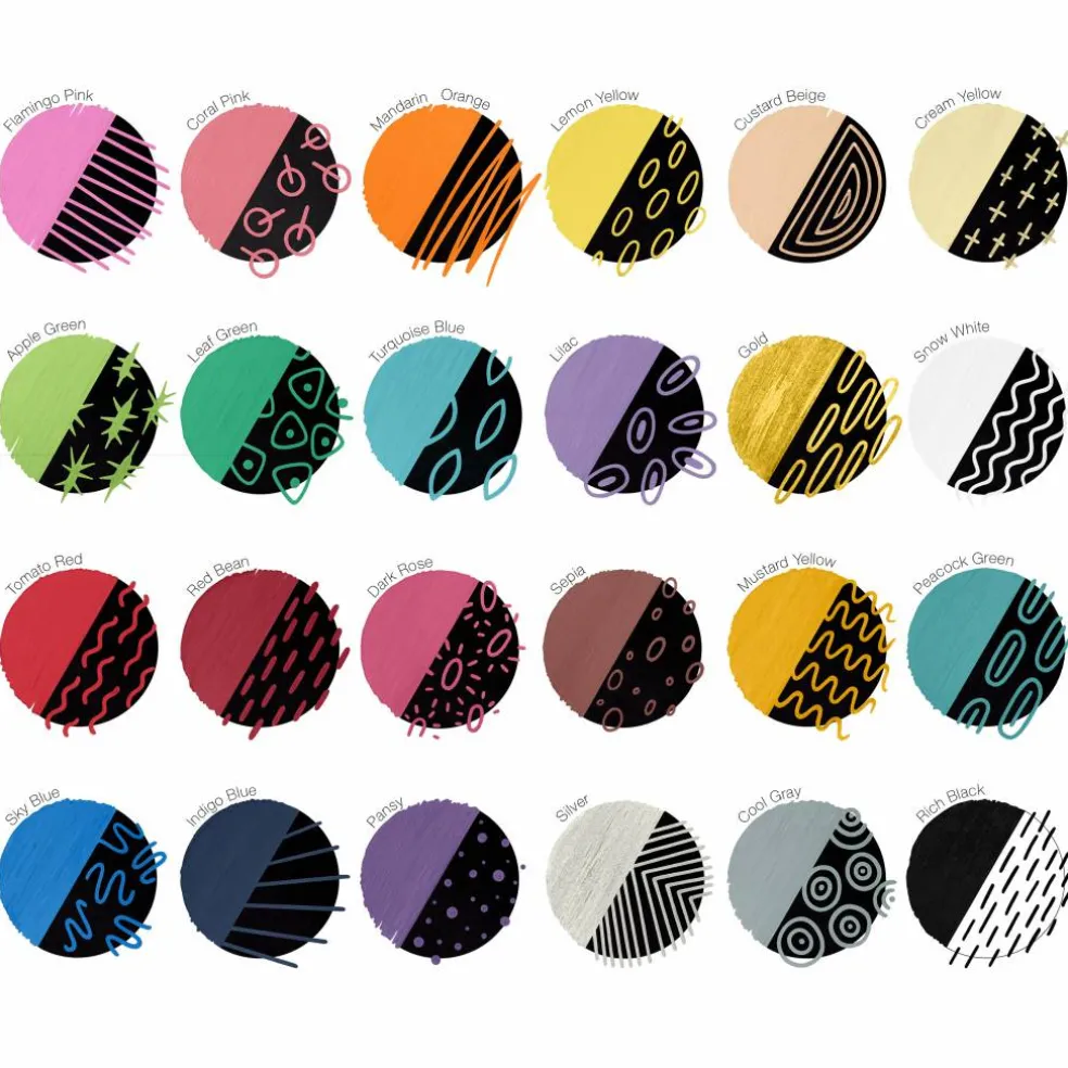 Copic® acrea 24 Colors Marker Set