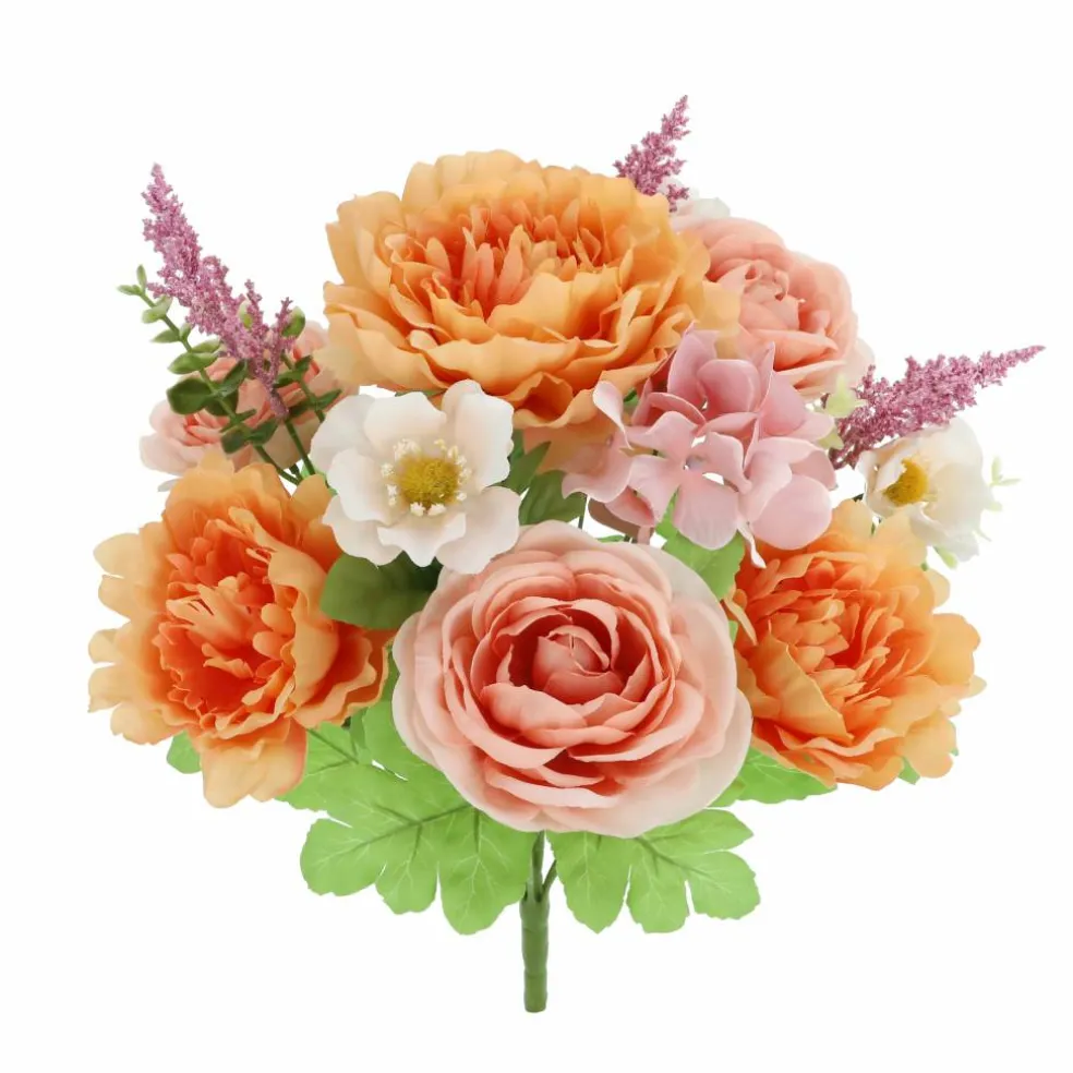 18.5" Coral Peony Mix Deluxe Bush by Ashland®