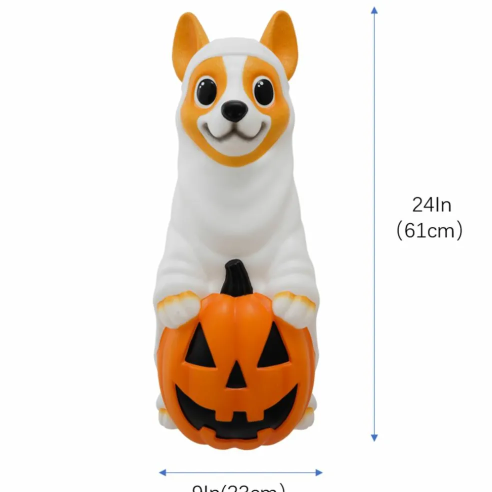 24" Corgi Light Up Blow Mold by Ashland®