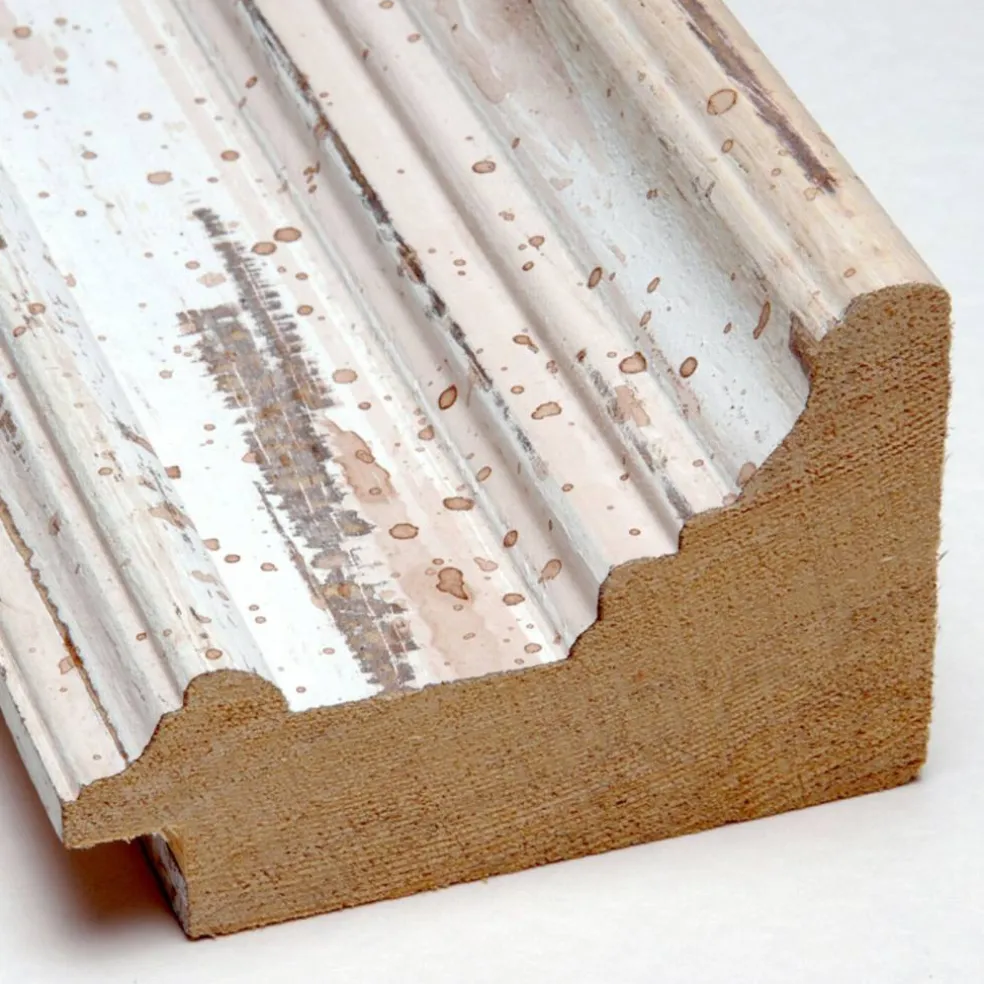 Cork Board, Alexandria White Wash Wood Frame - Bulletin Board, Organization Board, Pin Board
