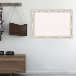 Cork Board, Alexandria White Wash Wood Frame - Bulletin Board, Organization Board, Pin Board