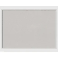 Cork Board, Blanco White Wood Frame - Bulletin Board, Organization Board, Pin Board