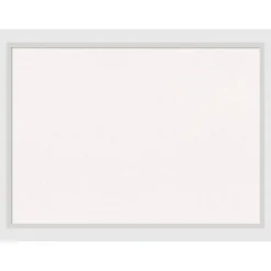Cork Board, Blanco White Wood Frame - Bulletin Board, Organization Board, Pin Board