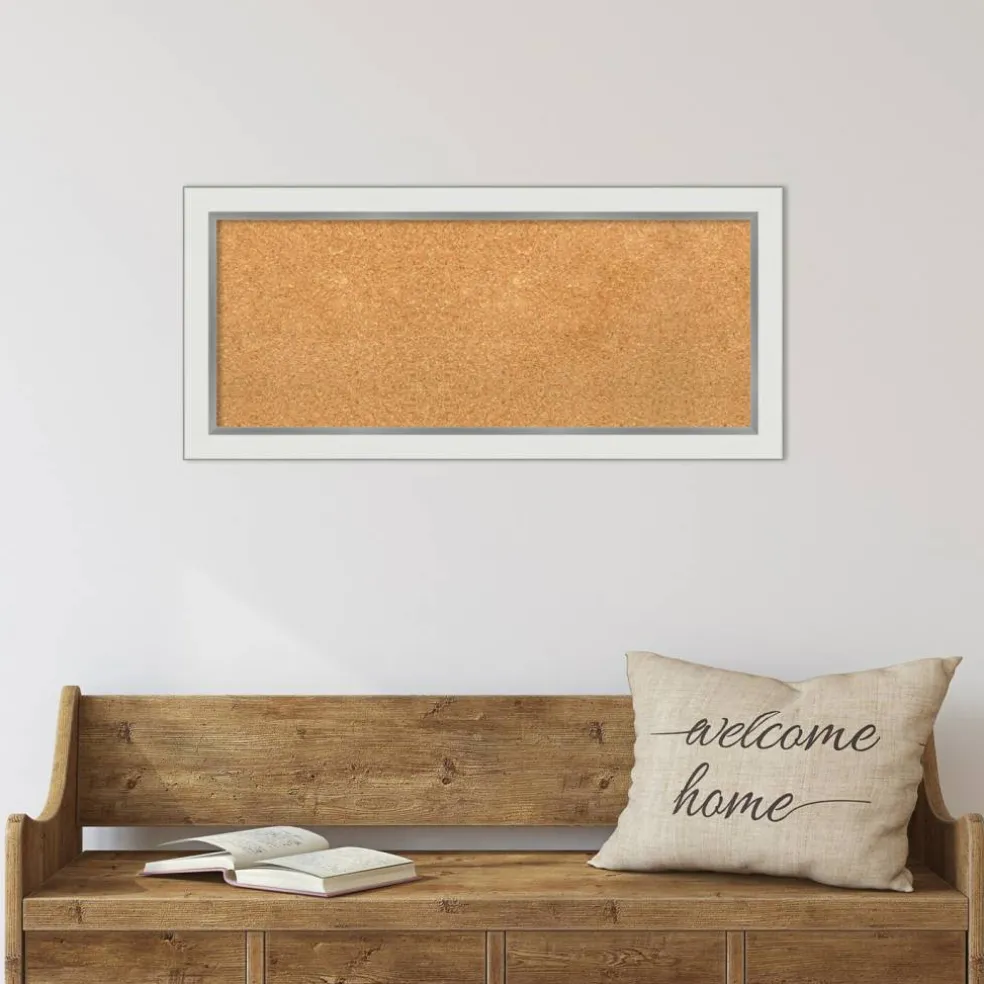 Cork Board, Eva Narrow Frame - Bulletin Board, Organization Board, Pin Board