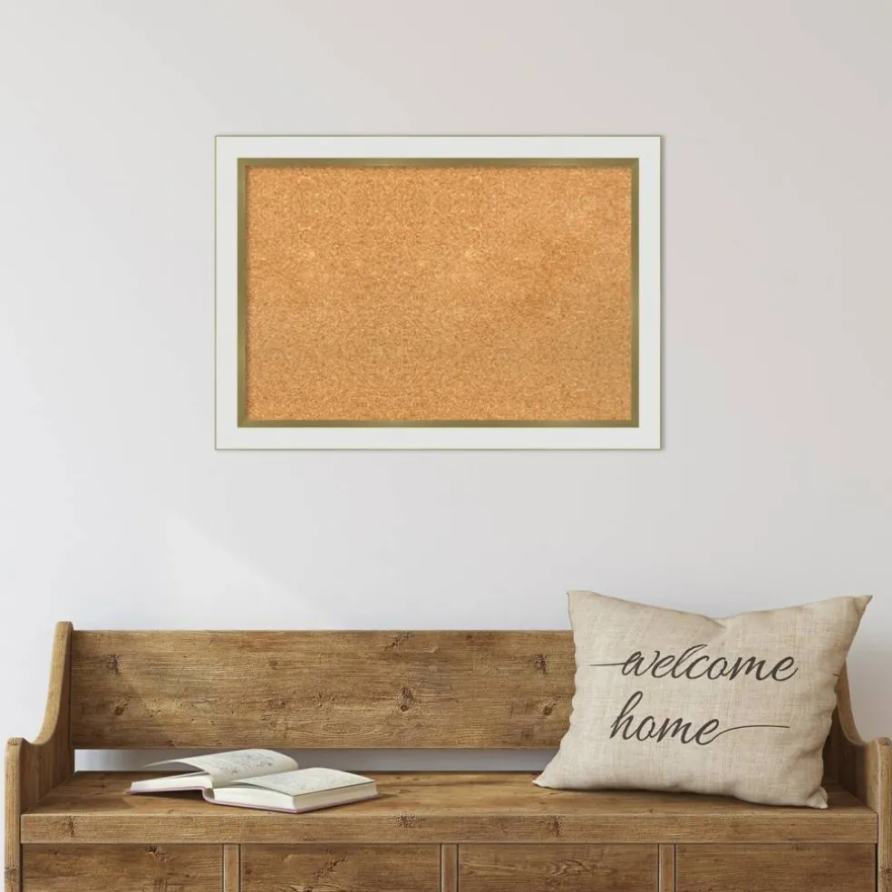 Cork Board, Eva Narrow Frame - Bulletin Board, Organization Board, Pin Board