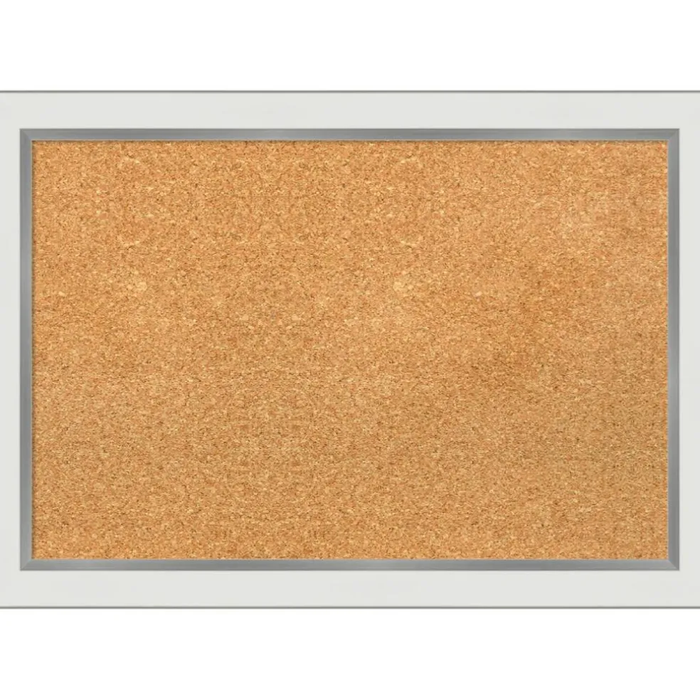 Cork Board, Eva Narrow Frame - Bulletin Board, Organization Board, Pin Board