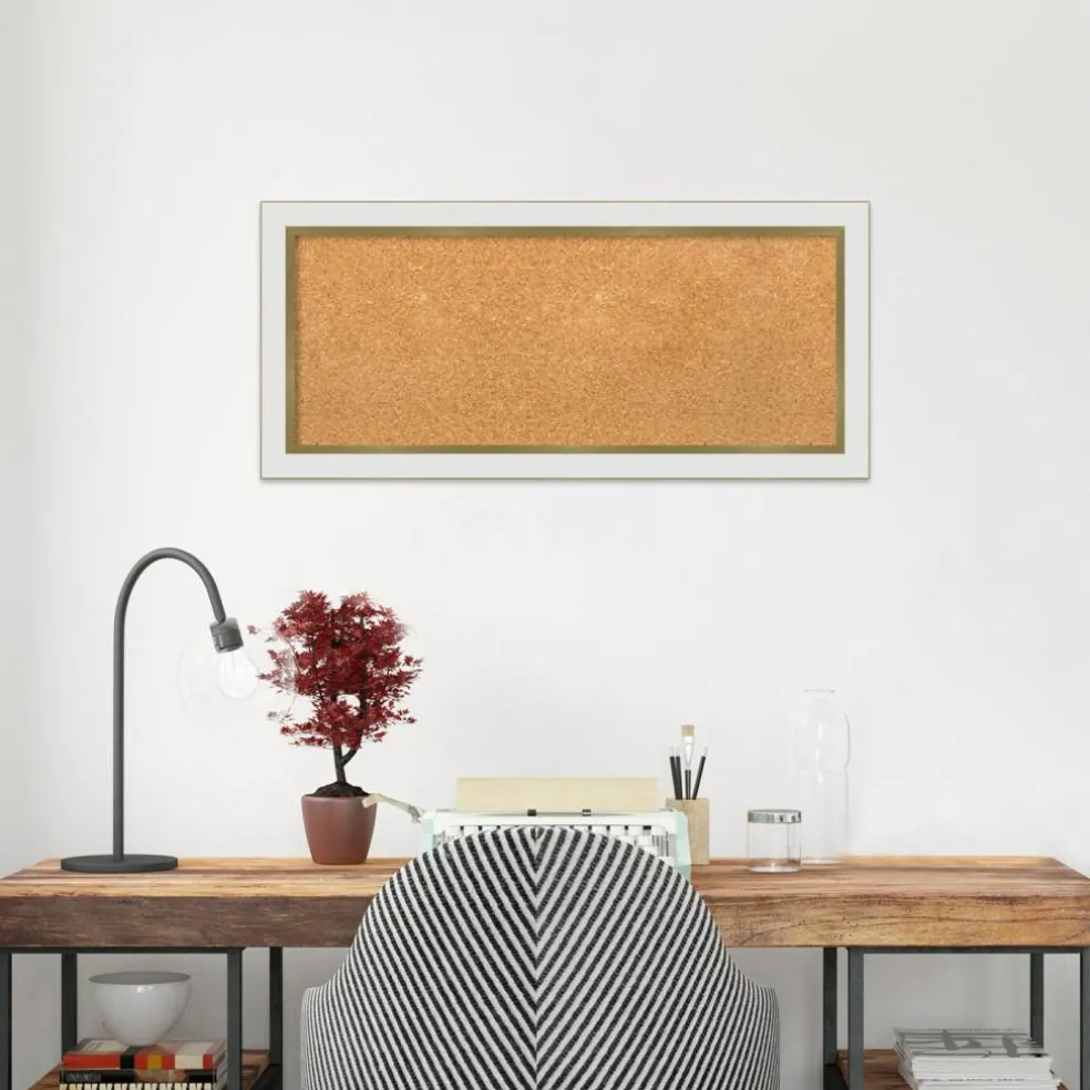 Cork Board, Eva Narrow Frame - Bulletin Board, Organization Board, Pin Board