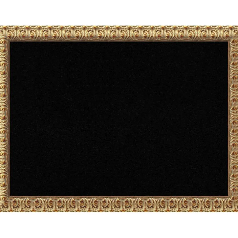 Cork Board, Florentine Gold Wood Frame - Bulletin Board, Organization Board, Pin Board