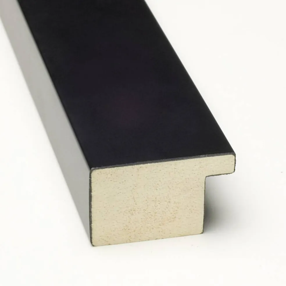 Cork Board, Mezzanotte Black Wood Frame - Bulletin Board, Organization Board, Pin Board