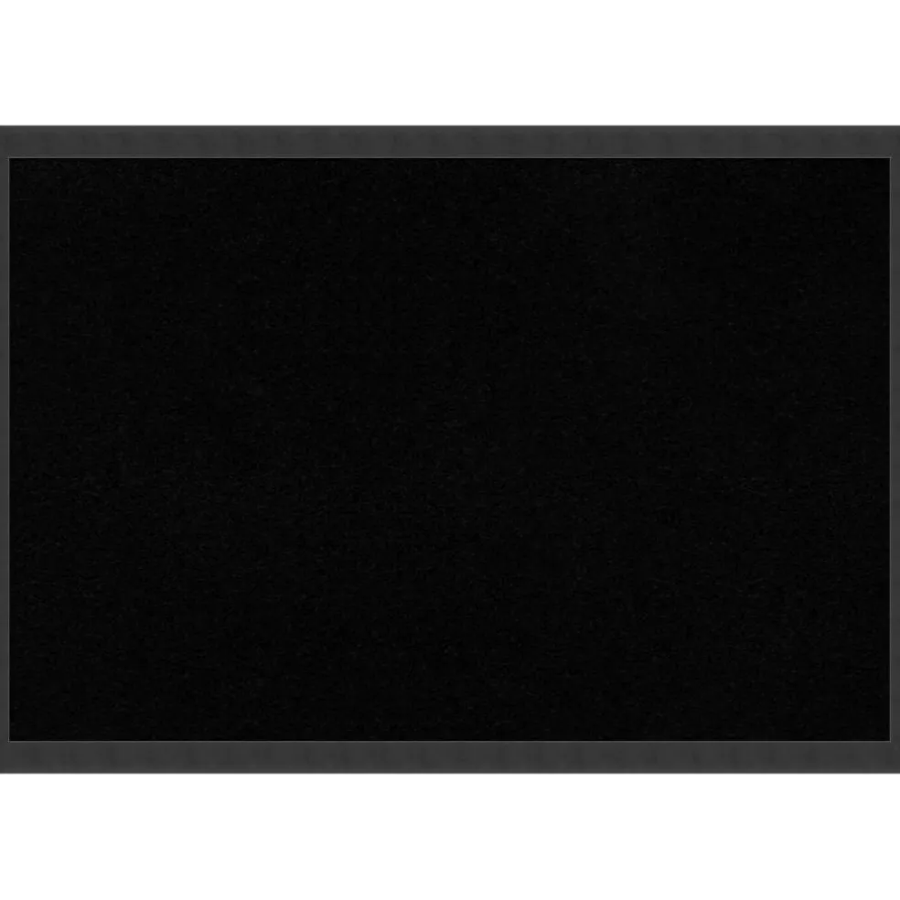 Cork Board, Mezzanotte Black Wood Frame - Bulletin Board, Organization Board, Pin Board