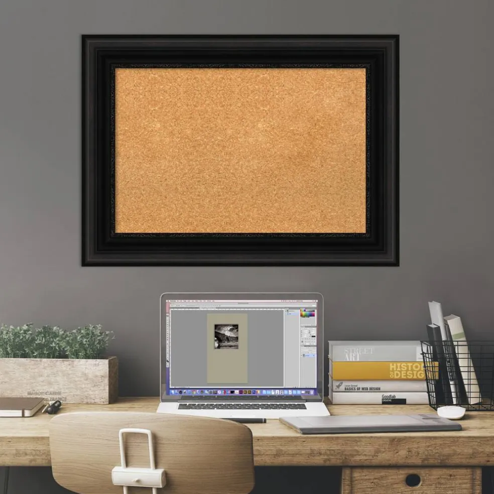 Cork Board, Parlor Frame - Bulletin Board, Organization Board, Pin Board