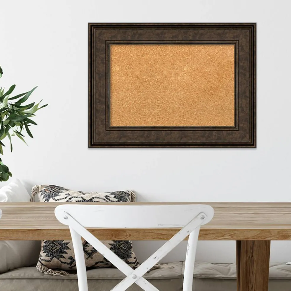 Cork Board, Ridge Frame - Bulletin Board, Organization Board, Pin Board