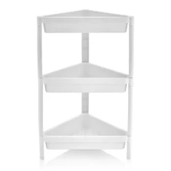 Corner Shelf 3-Tier Bathroom Kitchen Storage Organizer