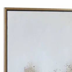 CosmoLiving by Cosmopolitan Gold Glam Abstract Canvas Wall Art