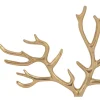 CosmoLiving by Cosmopolitan 10" Gold Marble Jewelry Stand