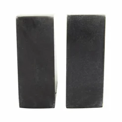 CosmoLiving by Cosmopolitan Black Marble Glam Bookends, 5