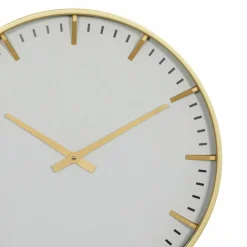 CosmoLiving by Cosmopolitan White Glass Contemporary Wall Clock, 20