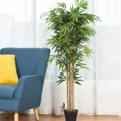 Costway 3.5' Â 4' Â 5' Â 5.5' Â 6' Artificial Tree Indoor-Outdoor Home Decor