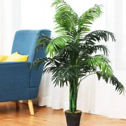 Costway 3.5' 4' 5' 5.5' 6' Artificial Tree Indoor-Outdoor Home Decor