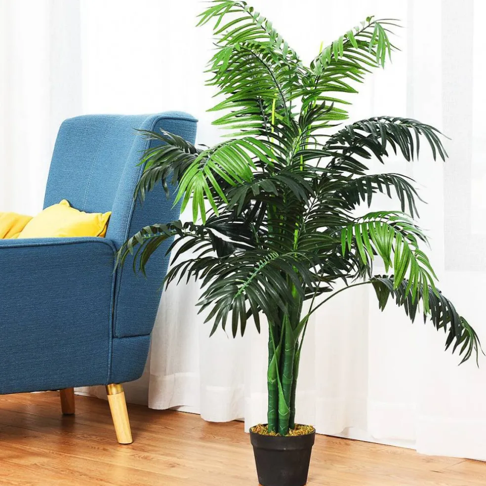 Costway 3.5' 4' 5' 5.5' 6' Artificial Tree Indoor-Outdoor Home Decor