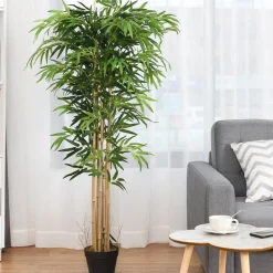 Costway 3.5' 4' 5' 5.5' 6' Artificial Tree Indoor-Outdoor Home Decor