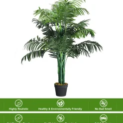 Costway 3.5' 4' 5' 5.5' 6' Artificial Tree Indoor-Outdoor Home Decor