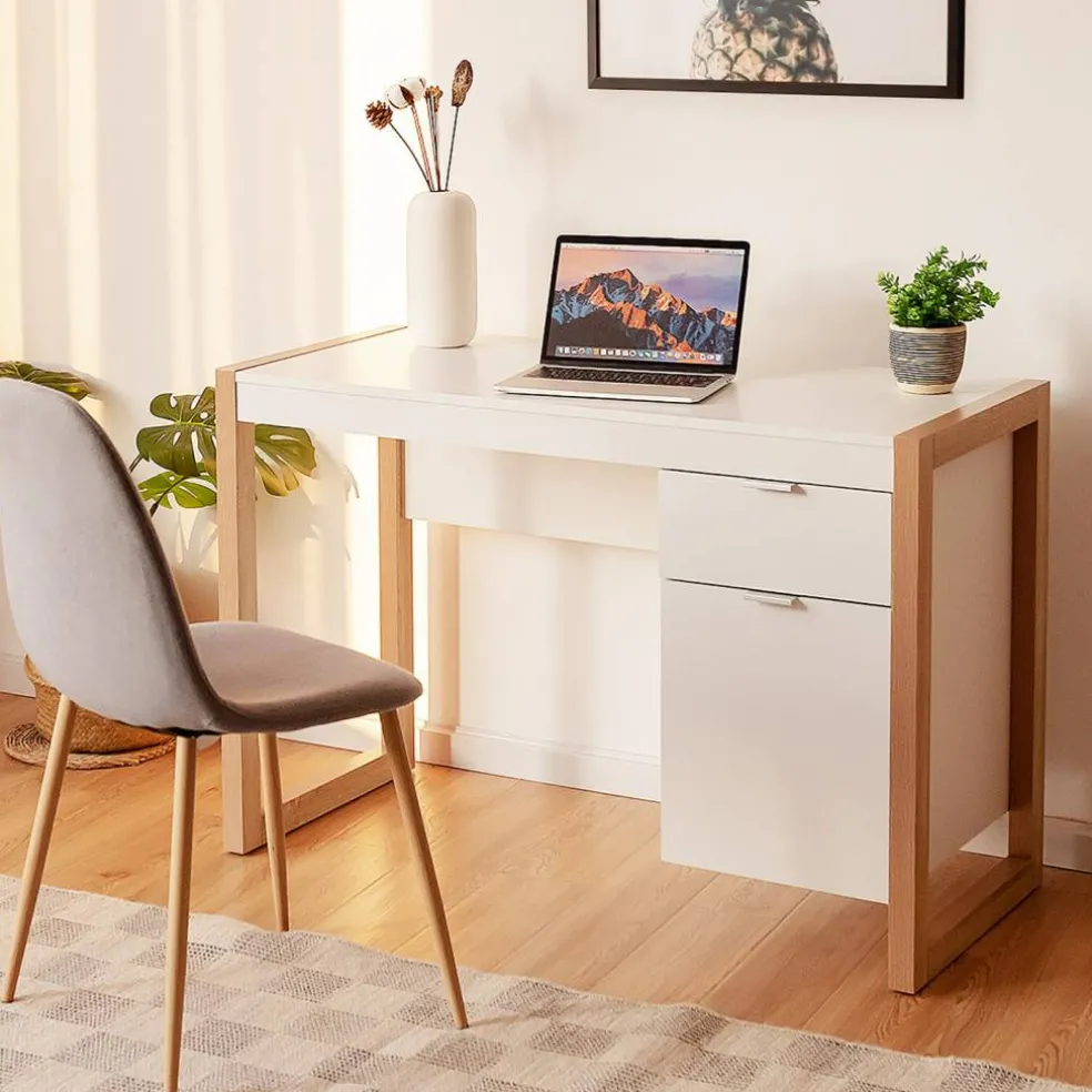 Costway Computer Desk Workstation Table With Drawers Home Office